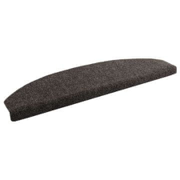 Vidaxl Samolepilni stopniščni tepihi 15 kos 80 x 24,5 x 3,5 cm