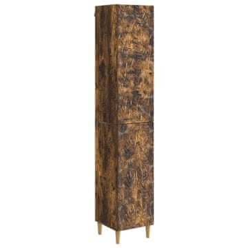 Vidaxl Set omar 2 szt. Dimljen hrast Inženirski les