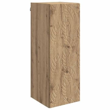 Vidaxl Omara za steno 33 x 34,5 x 90 cm Inženirski les Artisan hrast