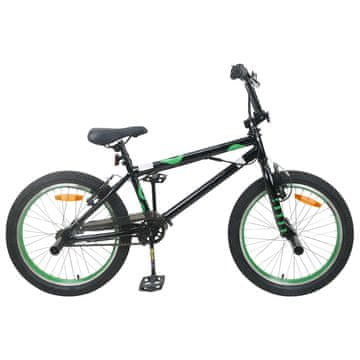 Vidaxl BMX Kolo 20 Palcev za starejše od 9 let Črna