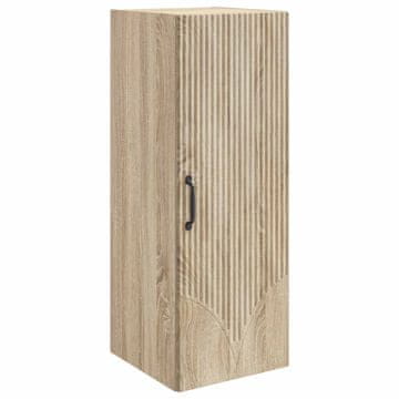 Vidaxl Omara za steno Sonoma hrast 33 x 34,5 x 90 cm Inženirski les