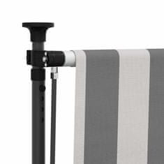 Vidaxl Zunanja Rolfa Antracitna in bela 100 x 270 cm