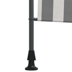 Vidaxl Zunanja Rolfa Antracitna in bela 100 x 270 cm