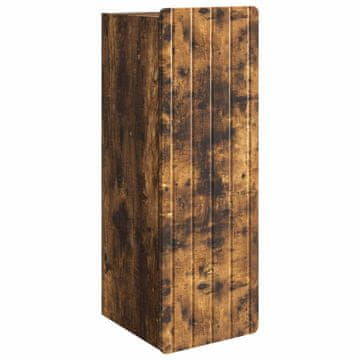 Vidaxl Omara za steno Dimljen hrast 33 x 34,5 x 94 cm Inženirski les