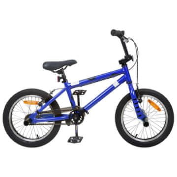 Vidaxl BMX Kolo 16 Palcev za 5-8 let Temno modra