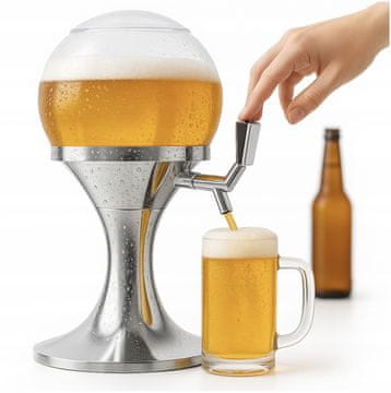 shumee VELIKI TOČILNIK ALKOHOLA 3,5 L S HLAJENJEM. NALIVALEC ZA PIVO, VINO, VODKO.