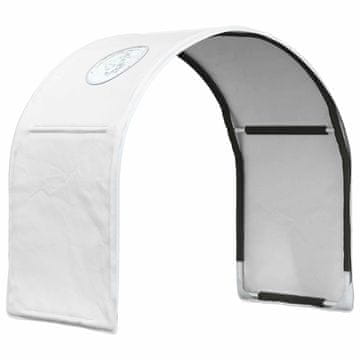 Vidaxl Posteljni Tuner 2 szt. Bela 211 x 52,5 x 2 cm Poliester