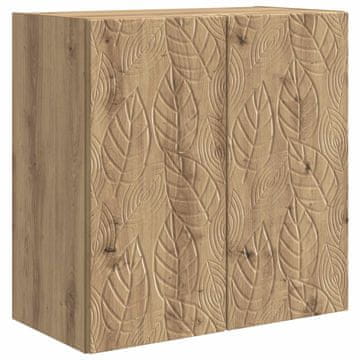 Vidaxl Omara za steno Artisan hrast 59 x 31 x 60 cm Inženirski les