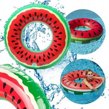 Nobo Kids Napihljiv obroč lubenice za plažo, obroč za plavanje v vodi za otroški bazen 75 cm