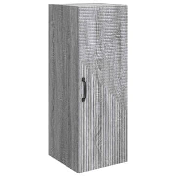Vidaxl Omara za steno Siva Sonoma 33 x 34,5 x 90 cm Inženirski les
