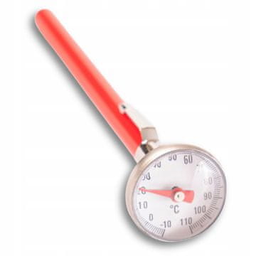 shumee Analogni precizni termometer za zeliščni čaj yerba mate s 15 cm sponko