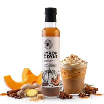 shumee Bučni začimbni latte NARAVNI 32% bučni sirup z začimbami 250 ml