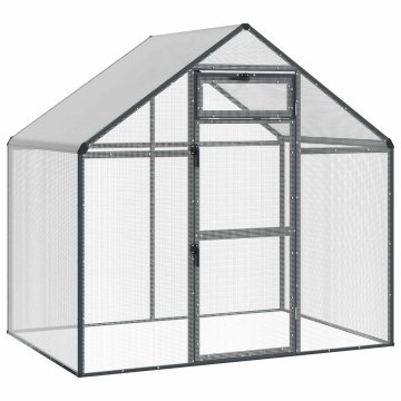 Vidaxl Ptičnik Antracit 181,5 x 112,5 x 173,5 cm