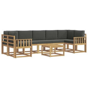 Vidaxl Zunanja garnitura za sedenje 6 pcs