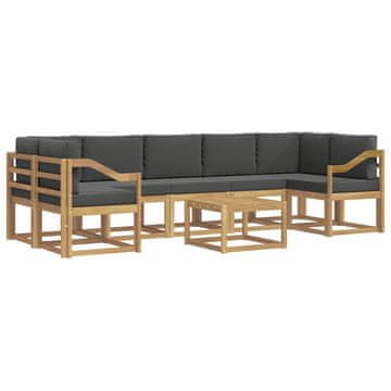 Vidaxl Zunanja garnitura za sedenje 6 pcs