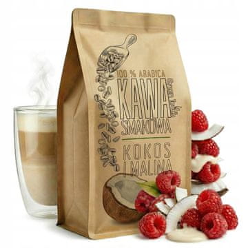 shumee Aromatizirana kavna zrna kokos z malino kokos malina 1 kg Green Touch