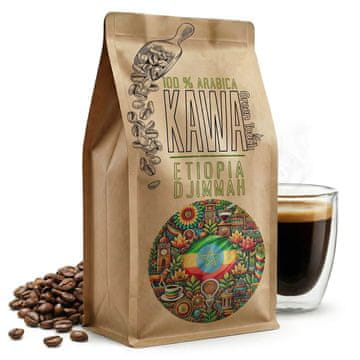 shumee KAVARNA KAVA ETIOPIJA DJIMMAH Etiopija 100% Arabica 250 g Zeleni dotik