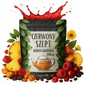 shumee Sadni čaj RED WHISPER 100 g ANANAS BRUSNICA MALINA OKUS POLETJA