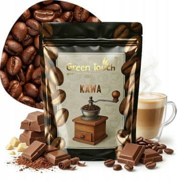 shumee Aromatizirana ČOKOLADNA KAVA V ZRNIH z okusom čokolade 200 g Green Touch