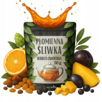 shumee Sadni čaj OGNJENA SLIV 50 g HMELJ BRIN CVETNI LISTKI VRTNICE POPER