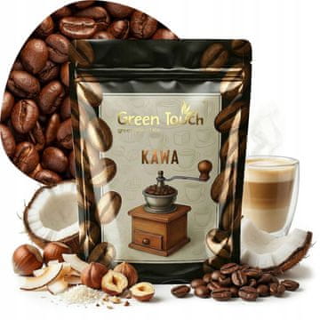 shumee Aromatizirana kavna zrna z oreščki in kokosom kokos 200 g Green Touch