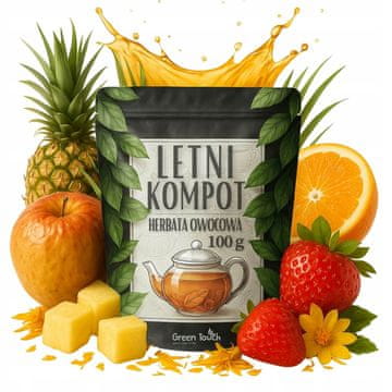 shumee Sadni čaj POLETNI KOMPOT 100 g JABOLKO POMARANČA OGNJIČ JAGODA