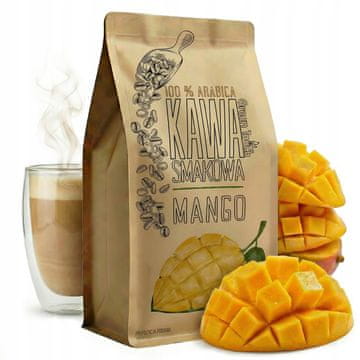 shumee MLETA KAVA z okusom MANGA, sočna mango arabica 1 kg Green Touch
