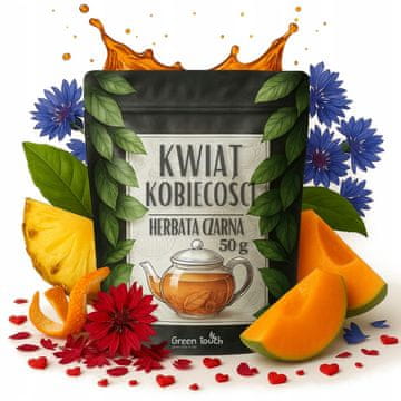 shumee Črni čaj CVET ŽENSTVENOSTI 50 g ANANAS SRČKI PAPAJE VINJSKA KORUZICA