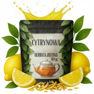 shumee Zeleni čaj LIMONA 50 g SENCHA Z LIMONO - SVEŽ IN OSVEŽILEN