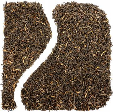 shumee Črni čaj GOLDEN YUNNAN v listih, osvežujoč, močna aroma, VELEPRODAJA 1 kg
