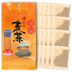 shumee JAPONSKI JEČMENOV ČAJ MUGICHA v 80 g vrečkah (4 g x 20) brez kofeina