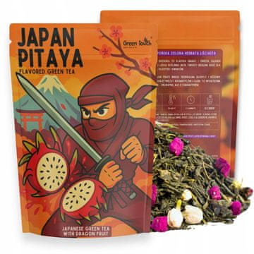 shumee Japonski zeleni čaj JAPON PITAYA 50 g SENCHA PITAYA DRAGON FRUIT JASMINE