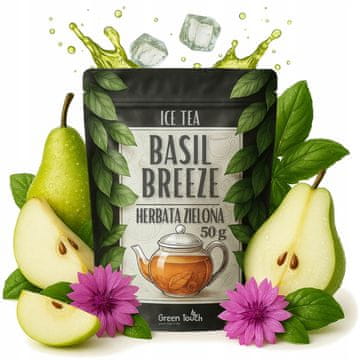 shumee Zeleni čaj LEDENI ČAJ BAZILIKA BREZ 50 g LEDENI ČAJ HRUŠKA Z BAZILIKO