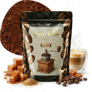 shumee MLETA KAVA s karamelnim toffee desertom z okusom karamele 200 g Green Touch