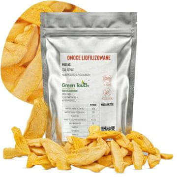 shumee LIOFILIZIRANI MANGO 100 g veliki kosi NARAVNI PRIGRIZEK BREZ DODATKOV