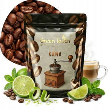 shumee Aromatizirana limeta z metinimi kavnimi zrni meta limeta 200 g Green Touch