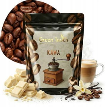 shumee Aromatizirana BELA ČOKOLADA KAVNA ZRNA čokolada 200 g Green Touch