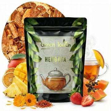 shumee Sadni čaj MANGO TANGO z ananasom, mangom, žafranom in pomarančo, 100 g