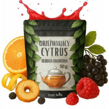shumee OSVEŽILNI CITRUSNI sadni čaj hibiskus malina pomaranča jabolko 50 g