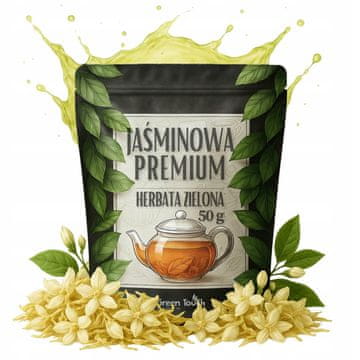 shumee Zeleni čaj JASMINE PREMIUM 50 g SENCHA Z JASMINOVIM CVETOM 20%