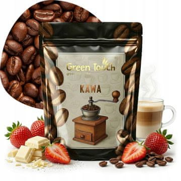 shumee Aromatizirana kava v zrnu z jagodo in belo čokolado 200 g Green Touch