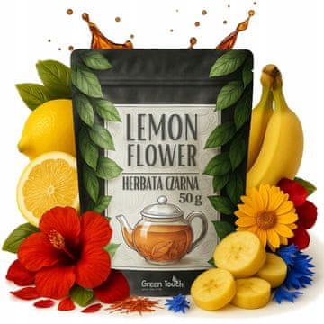 shumee Črni čaj CVET LIMONE 50 g VRTNICA LIMONA BANANA HIBISKUS CEJLON