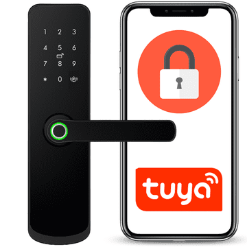 shumee Elektronska ključavnica A260 50/72 Tuya Smart Black