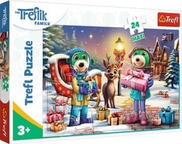 Trefl Puzzle Treflíci: Zimski čas MAXI 24 kosov
