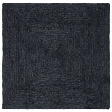 Vidaxl Preproge za površine Kvadrat Temno siva 160 x 160 cm Juta