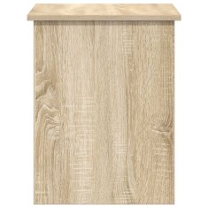 Vidaxl Skladiščni kovček Sonoma hrast 60 x 40 x 50 cm Inženirski les