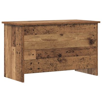 Vidaxl Skladiščni kovček Star les 80 x 40 x 50 cm Inženirski les