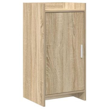 Vidaxl Strani šal Sonoma hrast 40 x 36 x 80 cm Inženirski les