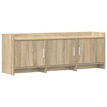 Vidaxl TV omarica 130 x 33 x 47 cm Sonoma hrast Inženirski les