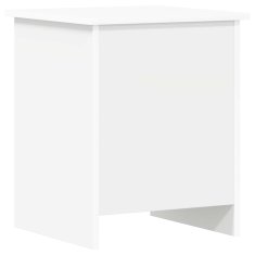 Vidaxl Skladiščni kovček Bela 40 x 40,5 x 50 cm Inženirski les